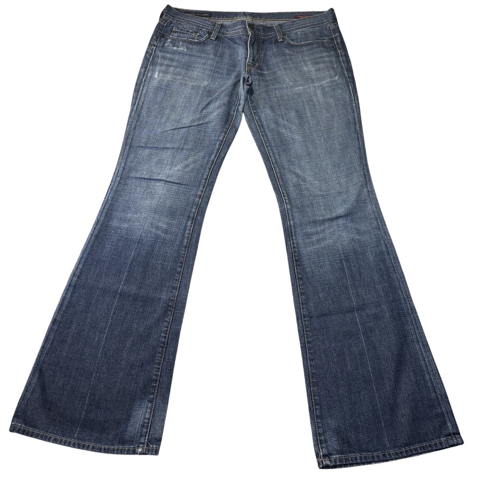 Citizens Of Humanity Ingrid #002 Jeans Womens 31 Blue Med Wash Low Waist Flare